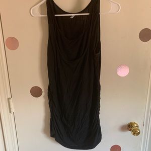 Black nursing/maternity tank